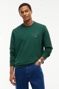 Tommy Jeans Entry Signature Sweatshirt Velvet Green