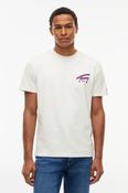 Tommy Jeans Regular Signature Backprint T-Shirt Ecru
