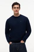 Tommy Jeans Reg Flag Crew Navy
