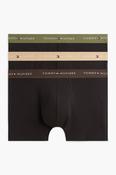 Tommy Hilfiger 38740 Boxer Briefs 3 Pack Utility Olive Dark Coffee Dessert image