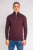 XV Kings Narbonne Quarter Zip Sweatshirt Plummet image