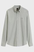 Boss 50569719 Rickert Regular Fit Button-Down Cotton Shirt Open Green image