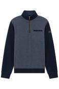 Bugatti 25058F Half Zip Sweatshirt Navy