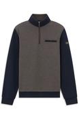 Bugatti 25058F Half Zip Sweatshirt Taupe