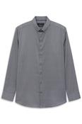 Bugatti 28508F Printed Button-Down Shirt Navy image