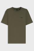 Boss 50506373 Regular Fit Stretch Cotton Logo T-Shirt Open Green image