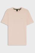Boss 50506373 Regular Fit Stretch Cotton Logo T-Shirt Pastel Orange image