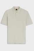 Boss 50560227 Phoenix Regular Fit Honeycomb Piqué Polo Shirt Light Beige image