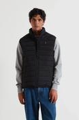 Farah Kennedy Wadded Gilet Black image