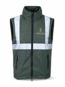 Sleeveless Warmer Green By Wp Mullins Hi Viz Detail