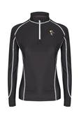 Sprint Lycra Top Black White Stitching By Pc Racewear