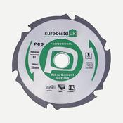 SUREBUILD 216 X 30 X 06 PCD FIBRE CEMENT BLADE image