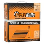Tucks Nail Fuel Pack 2200 51 x 2.8mm Smooth Galvanised Nails - 3 Fuel Cells