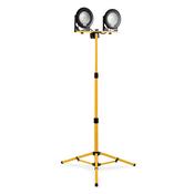 DEFENDER LED TWIN HEAD WORK LIGHT WITH TELESCOPIC TRIPOD 240 LUMENS 40W 110v image