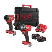Milwaukee M18FPP2A3-502 Gen3 Combi / Impact Set image