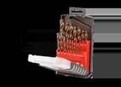 DIAGER HSS COBALT 19pce STEEL BIT SET