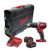 Milwaukee M18BPD-402C M18 Percussion Drill Kit image