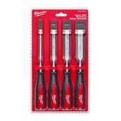 Milwaukee4932479897 Beveled Edge Chisels Set (4 Piece)