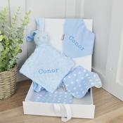 4 Piece Comforter/Bibs Hamper-1 Bib &amp;amp; Comforter Personalised