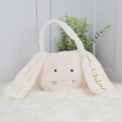 Personalised Easter Baskets/Bags-Bunny Bag Cream