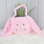 Personalised Easter Baskets/Bags-Bunny Bag Pink