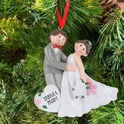 First Dance Personalised Hanging Christmas Decoration