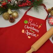 Personalised Christmas Apron-Christmas Dinner Apron(Kids) image