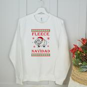 Christmas Adult Sweatshirt-Fleece Navidad image
