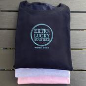 WDSD Sweatshirt-Family Extra Lucky (Your Text) (Adult)