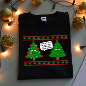 Personalised Christmas Adult T-Shirt-Big Balls