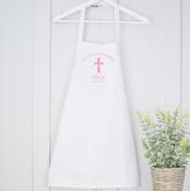 Personalised Communion Apron-Simple Cross