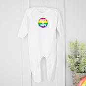 Personalised Pride Baby Grow-Just Love image