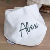 Personalised Nova Billy's Bib-White (Embroidered) image