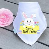 Personalised Easter Billy's Bib- Easter Bunny Banner