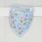 Billy's Bib-Colourful Dino Blue image