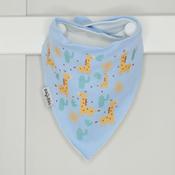 Billy's Bib-Giraffe Blue Bib image