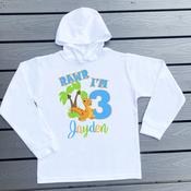 Personalised Hoodie - Birthday Dino