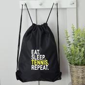 Personalised Activity Bag-Eat Sleep (Your Sport) Repeat image