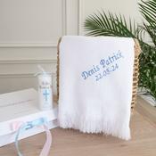 Christening Hamper-Blanket &amp;amp; Candle Personalised image