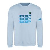 Hockey Hockey Hockey Sky Blue Sweater