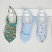 Personalised Billy's Bib Bundles-Honeybear Blue image