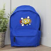 Personalised School Bag-Comic (Holds 12 Litres) image