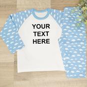 Personalise Your Own Design Kids Pyjamas-Create Your Own Design (Blue) image