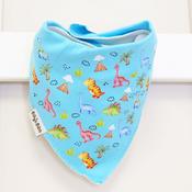 Billy's Bib-Colourful Dino Bright Blue image