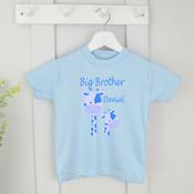Personalised Big Brother T-Shirt - Big Brother Giraffe image