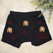 Custom Face Boxers-For Him With Your Image-Property Of
