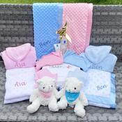 Build Your Own Hamper-Fleece Blanket &amp;amp; Bib included image