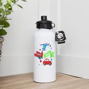 Personalised Water Bottle-Plane with Banner image