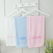 Cellular Blanket-Blue, Pink Or White image