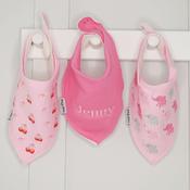 Personalised Billy's Bib Bundles-Elephant Cherry image
